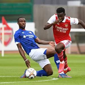 Arsenal's Eddie Nketiah Stars in Pre-Season: Arsenal vs Ipswich Town (July 2022)
