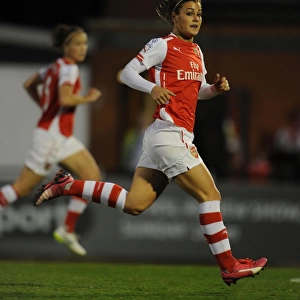 Arsenal's Gemma Rose in Action: Arsenal Ladies vs. Bristol Academy WSL Match