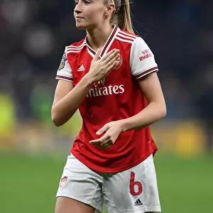 Arsenal's Leah Williamson Reacts After Tottenham vs Arsenal FA Womens Super League Match