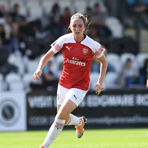 Arsenal's Lisa Evans in Action: Arsenal Women vs West Ham United Women (2018-19)