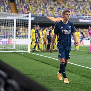 Arsenal's Martin Odegaard Substituted in UEFA Europa League Semi-Final vs Villarreal