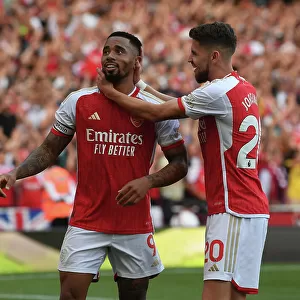 Arsenal's Triumph: Jesus Scores Third in Thrilling Arsenal v Manchester United Clash (2023-24)