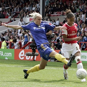 Arsenal's Yankey and Houghton Lead the Way: Arsenal Ladies 4-1 Victory over Leeds United in the FA Womens Cup Final at The City Ground (2008)