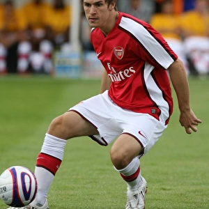 Arsenal's Young Star Ramsey Shines in Exciting 2-1 Pre-Season Victory over Barnet, 2008