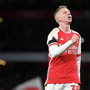 Arsenal's Zinchenko Scores Third Goal in Emirates Victory over Burnley (2023-24)