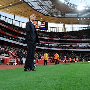 Arsene Wenger the Arsenal Manager. Arsenal 1: 0 Leicester City