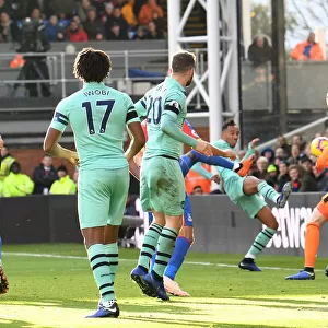 Aubameyang Scores Arsenal's Second Goal Against Crystal Palace (2018-19)