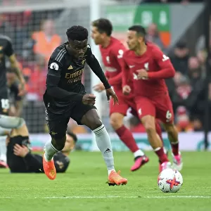 Bukayo Saka Shines: Liverpool vs. Arsenal, 2022-23 Premier League - Arsenal Star's Standout Performance at Anfield