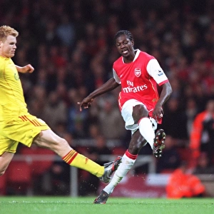 Emmanuel Adebayor (Arsenal) John Arne Riise (Liverpool)