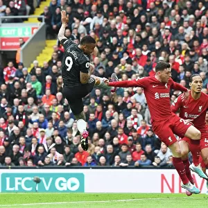 Gabriel Jesus Scores Second Goal for Arsenal Against Liverpool in 2022-23 Premier League