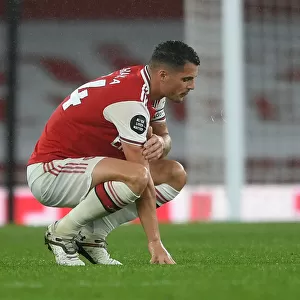 Granit Xhaka: Arsenal's Determined Midfielder Amid Arsenal FC vs Leicester City Premier League Clash (2019-20)