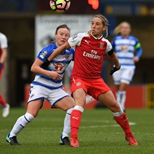 Intense Rivalry: Jordan Nobbs vs. Remi Allen Clash in Arsenal Women vs. Reading FC Women WSL Match