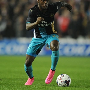 Joel Campbell in Action: Arsenal's Capital One Cup Battle at Sheffield Wednesday, 2015-16