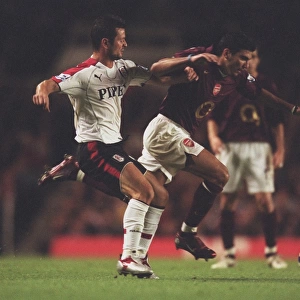 Jose Reyes (Arsenal) Tomasz Radzinski (Fulham). Arsenal 4: 1 Fulham