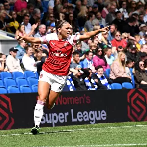 Katie McCabe Scores Arsenal's Second Goal: Brighton & Hove Albion Women vs Arsenal Women, FA WSL