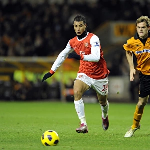Marouane Chamakh (Arsenal) Richard Stearman (Wolves). Wolverhampton Wanderers 0: 2 Arsenal