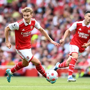 Martin Odegaard in Action: Arsenal vs Everton, Premier League 2021-22