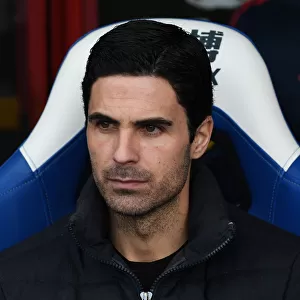 Mikel Arteta Before Arsenal's Clash Against Crystal Palace in Premier League