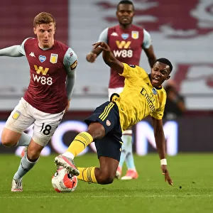 Nketiah vs. Targett: A Premier League Battle at Villa Park - Arsenal vs. Aston Villa (2019-20)
