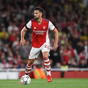 Pablo Mari in Action: Arsenal's Defensive Star Shines in Carabao Cup Clash Against AFC Wimbledon
