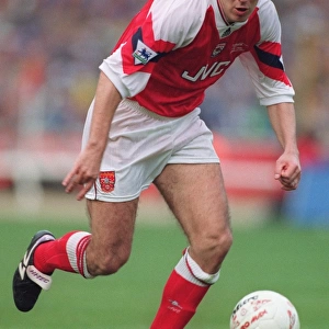 Paul Merson in Action: Arsenal's League Cup Triumph over Sheffield Wednesday at Wembley, 1993