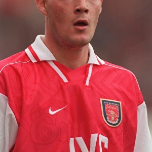 Paul Shaw in Action for Arsenal Football Club