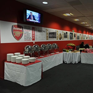 Press Lounge. Arsenal 2: 1 Manchester United. Barclays Premier League. Emirates Stadium, 22 / 11 / 14