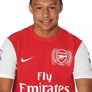 ST ALBANS, ENGLAND - AUGUST 8: (EDITORS NOTE: THESE ARSENAL FC IMAGES ARE NOT INCLUDED IN SUBSCRIPTION DEALS) Alex Oxlade-Chamberlain of Arsenal new signing at London Colney on August 8, 2011 in St Albans, England. (Photo by Stuart MacFarlane / Arsenal FC