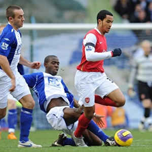 Theo Walcott (Arsenal) Fabrice Muamba and Stephen Murphy (Birmingham City)