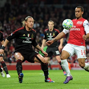 Theo Walcott's Unforgettable Night: Arsenal's 3-0 Victory over AC Milan in the UEFA Champions League