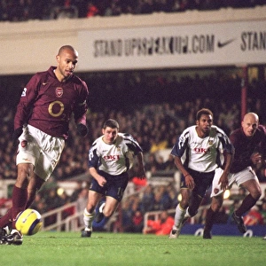 Thierry Henry's Penalty: Arsenal's Unforgettable 4-0 Victory over Portsmouth, FA Premiership, Highbury, London, 28/12/05