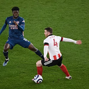 Thomas Partey Closes Down John Fleck: Intense Action from Sheffield United vs Arsenal (2020-21)