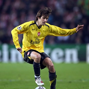 Tomas Rosicky's Champions League Victory: Arsenal's 1:0 Win Over PSV Eindhoven, 2007