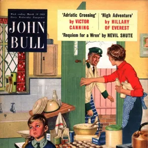 John Bull 1955 1950s UK cooking naughty milkman milkmen kitchens housewives housewife