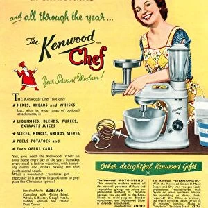 Kenwood Chef 1930s UK mixers processors cooking kitchens gadgets christmas presents
