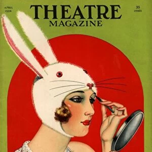 Theatre Magazine 1924 1920s USA magazines rabbits bunny girls make up makeup