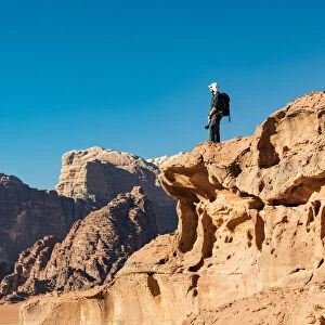 Desert scenery at Wadi Rum, Jordan