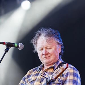 Manus Lunny of Capercaillie playing at Oban Live in Scotland