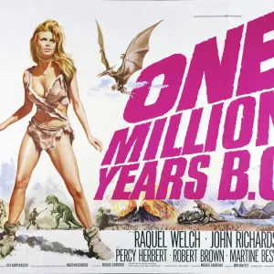 One Million Years B.C. Quad Print