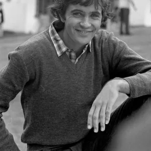 A smiling David Essex on the set of That ll Be The Day