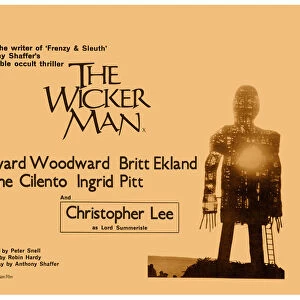 The Wicker Man (1973) UK Quad Artwork