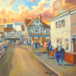 Fratton Park Stadium Fine Art - Portsmouth Football Club