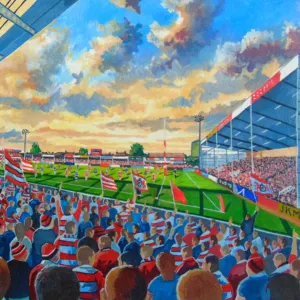 Kingsholm Stadium Fine Art - Gloucester Rugby Union Club