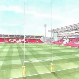 Kingsholm Stadium Inside - Gloucester Rugby Union RUFC