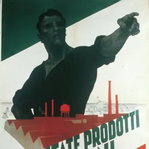 Italian 1941 Non sprecate il pane quotidiano Print. Art Prints, Posters & Puzzles from Universal Images Group