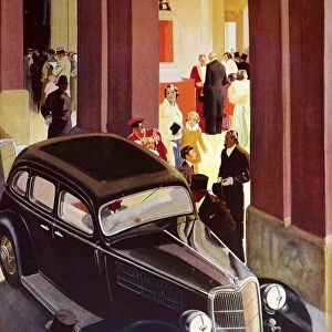 Advert for a 1935 Ford V-8