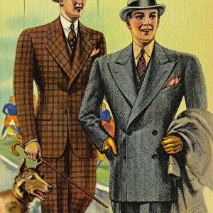 Advertisement for Tailor-Made Clothes. ca. 1938, Dear Friend: The Fall fabrics and fashions are now on display. Come in and familiarize yourself with the seasons smartest styles and the finest and largest selection of woolens we have ever shown. Tailor Made by M. Born & Co