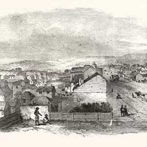 Adelaide, South Australia, from Hindley Street, 1850