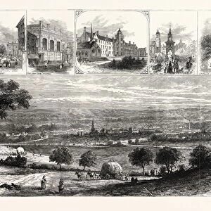 Bedford, the Meeting Place of the Royal Agricultural Society, 1874
