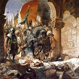 Benjamin Constant 1845-1902, French artist. The Entry of Mehmet II into Constantinople